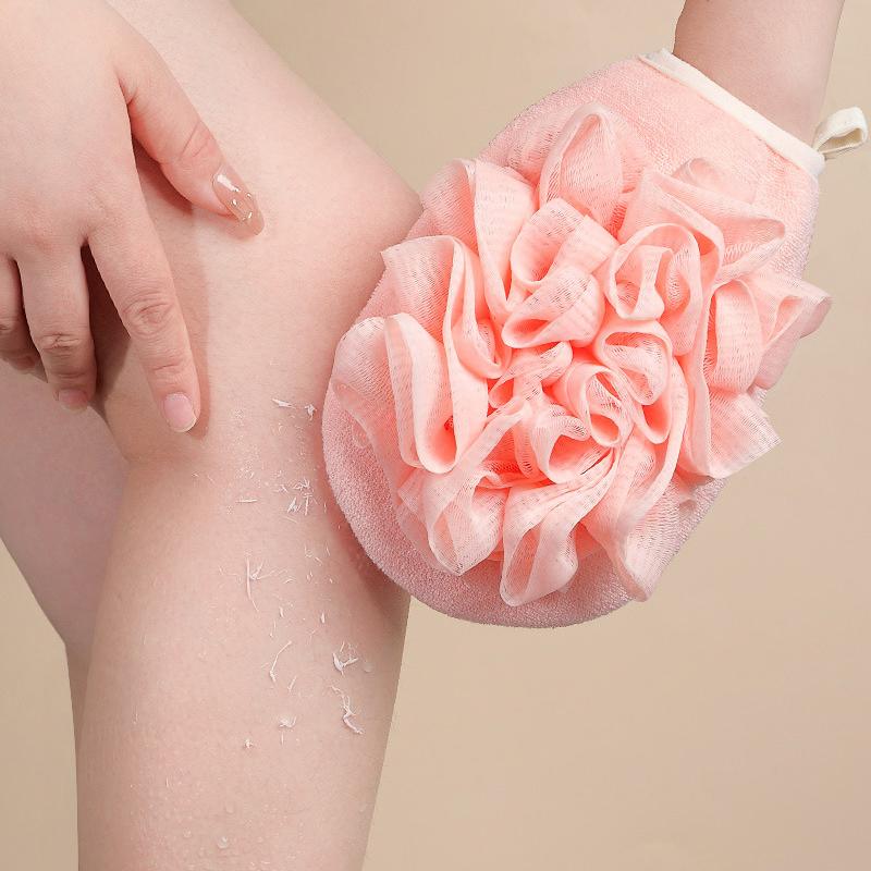Отшелушивающая перчатка для ванны Скраб-пилинг для тела Мочалка для душа Очищение кожи Щетки для спины Аксессуары для душа