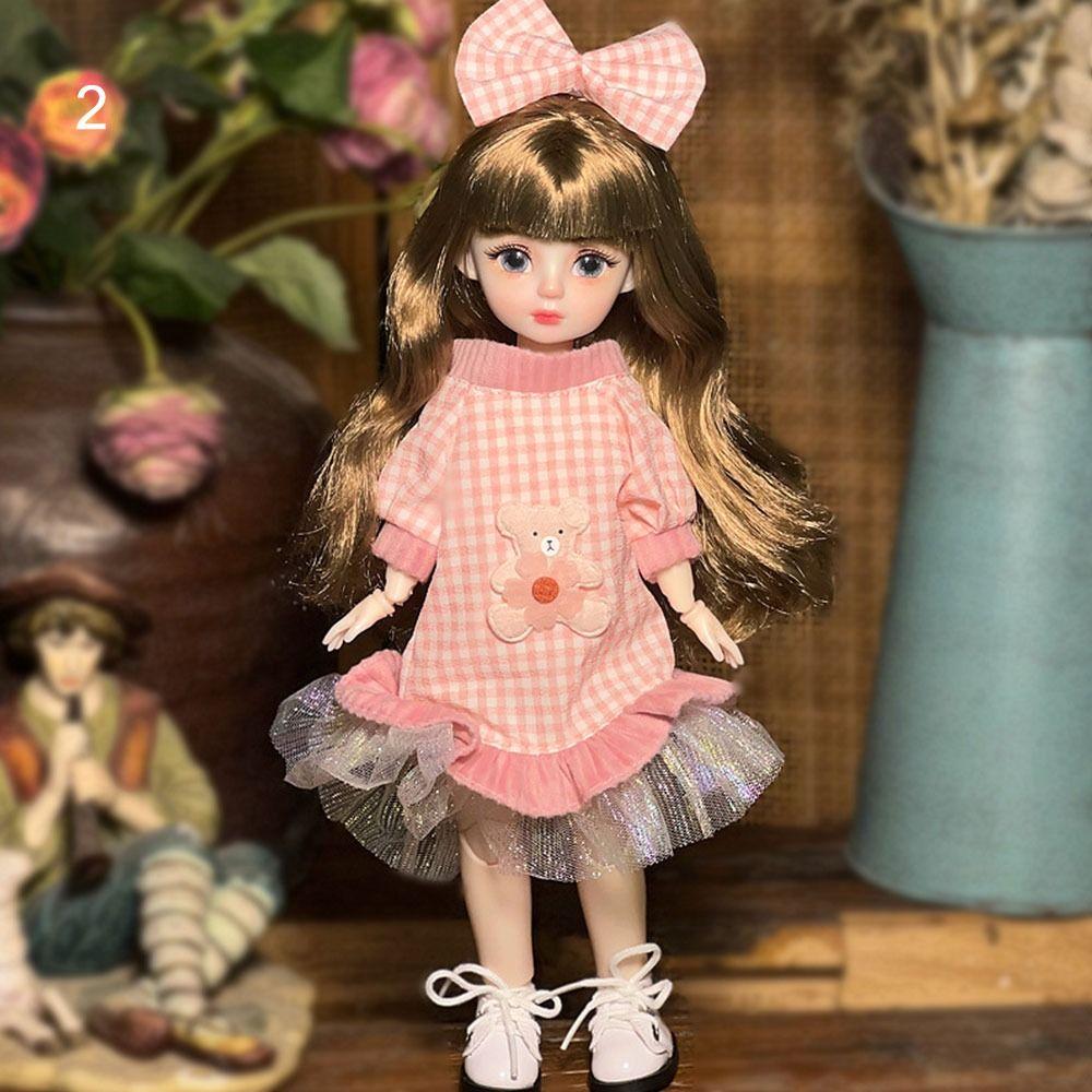 С одеждой обувью BJD кукла с париком макияж DIY игрушки милый лучший подарок для девочек дети