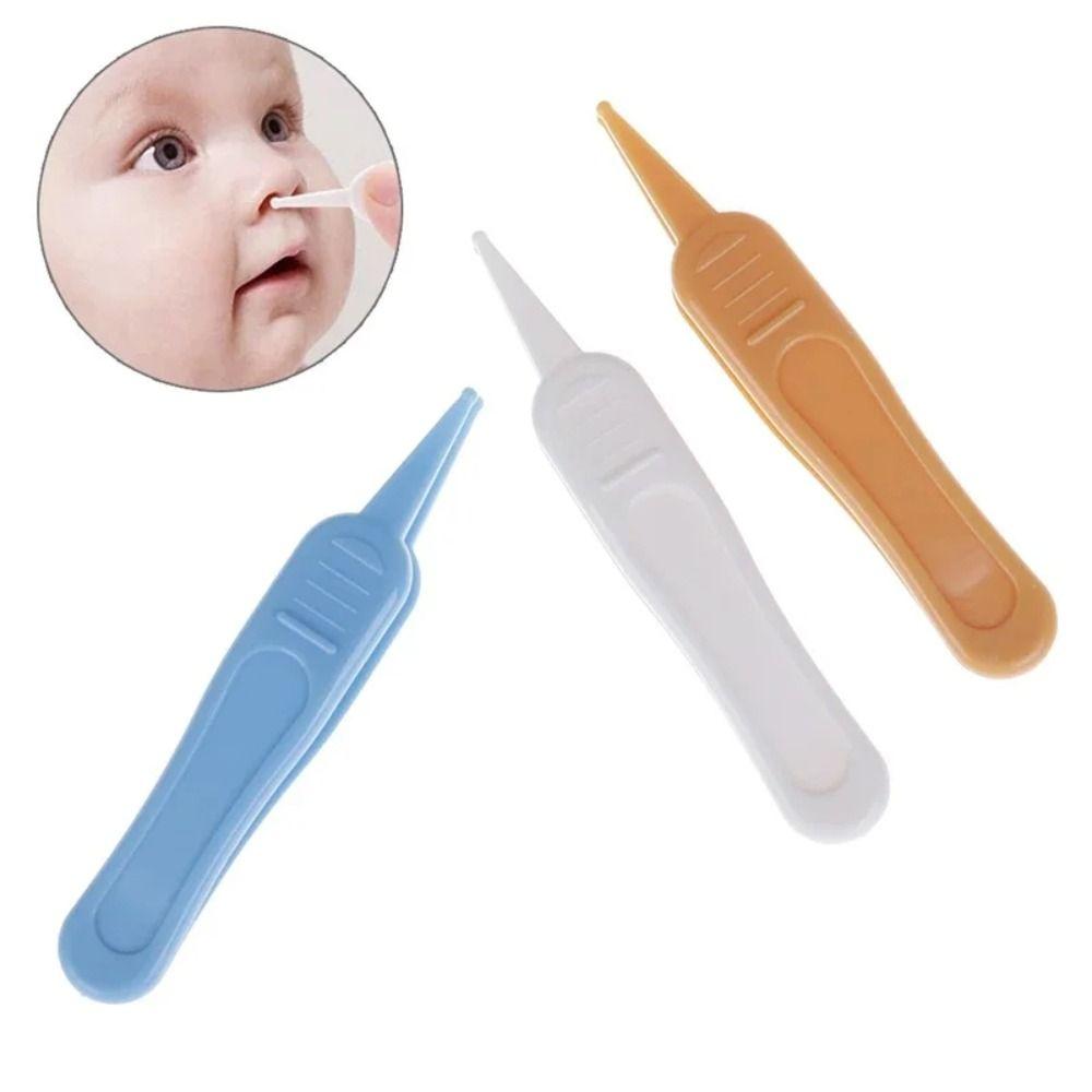 Round Head Clamp Ear Nose Navel Clean Tools Kids Nasal Cavity Tweezers Nose Cleaner Infant
