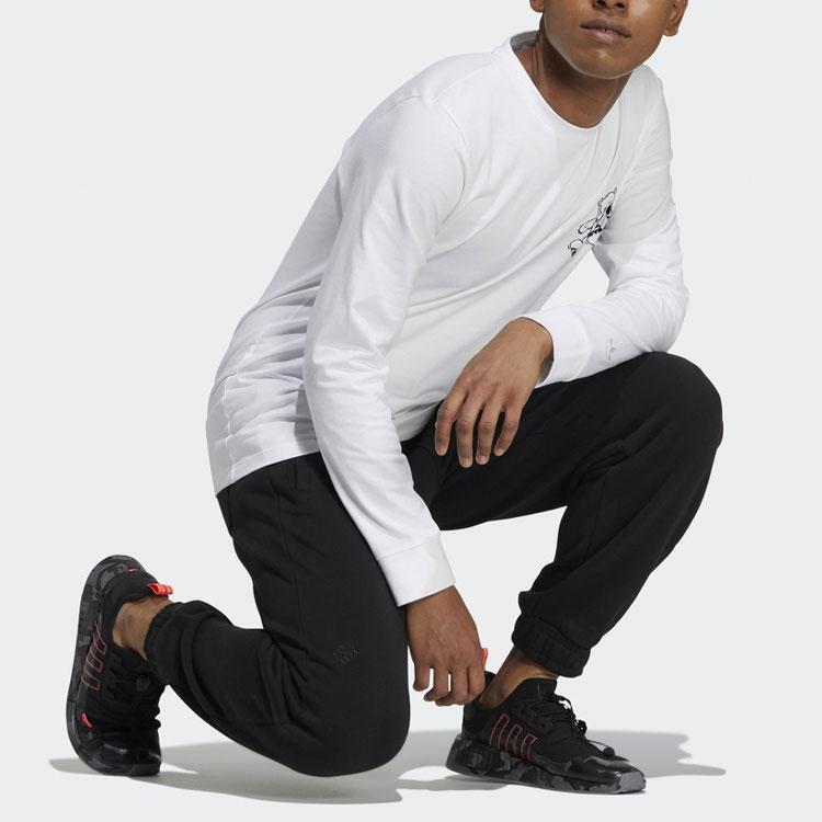 Adidas Оригинальные джоггеры Originals Trefoil Year Of The Tiger Limited Edition с манжетами Мужские брюки Черный HD0322