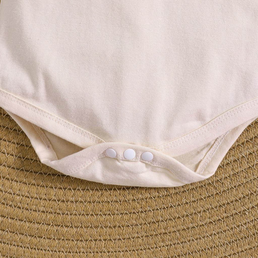 1-18 месяцев Детский комбинезон из хлопка с принтом «Папина дочка» с короткими рукавами