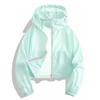 11 New sunscreen clothing women's short summer coat cold silk cool men's and women's skin clothing sunscreen clothing   custom