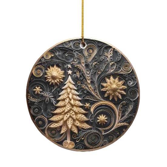 Рождественские украшения Акриловые снежинки, олени, снеговики, подвесные украшения для рождественской елки, домашний декор для вечеринки