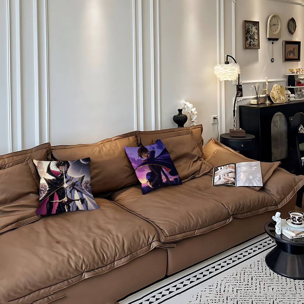 C-Code G-Geass Anime Maple Design Cushion Cover Happy Autumn Harvest Decor Holiday Decorati Pillow Cover