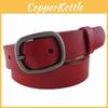 Handmade Leather Waist Belt With Alloy Buckle For Stylish Womens Accessories