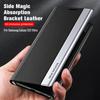 Кожаный чехол с покрытием для телефона Samsung S26 Ultra S24 Plus S23 S22 S21 S20 S25 FE S25 Ultra, защитная крышка с подставкой