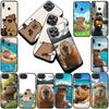 Чехол для телефона для Motorola Moto G86 G57 E14 E15 G14 G34 G35 G84 G24 A54 G15 Power E22 Корпус Мягкий чехол Милая капибара