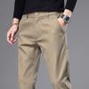 New Casual Trousers Men's Autumn Versatile Slim Small Straight Men's Korean Version of the Trend of Autumn and Winter Casual Long Trousers