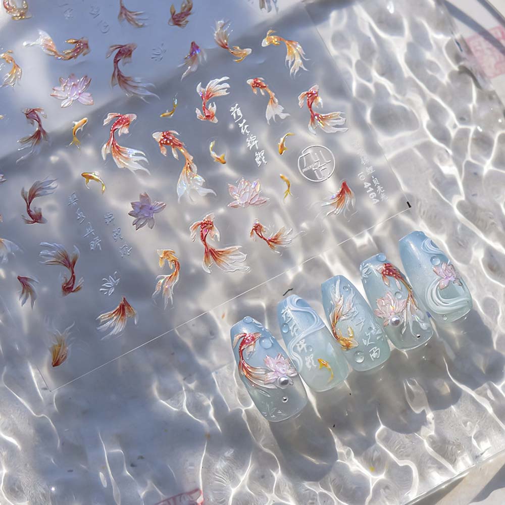 Conch Star Ocean Nail Decals Dolphin Ocean Nail Decorations Ocean Nail Stickers  Summer Beach