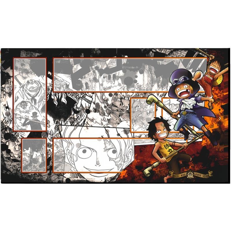 Аниме One Piece OPCG DIY ИГРОВАЯ Карточка Игровой коврик Серия комиксов Луффи Нами Эйс Сабо Хобби Коллекция Игрушки