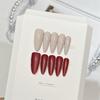 Handmade Press On Nail High-Grade Double-Sided Pure Desire Red Light Luxury Stiletto Fake Nail Patch Artificial Nail Reusable