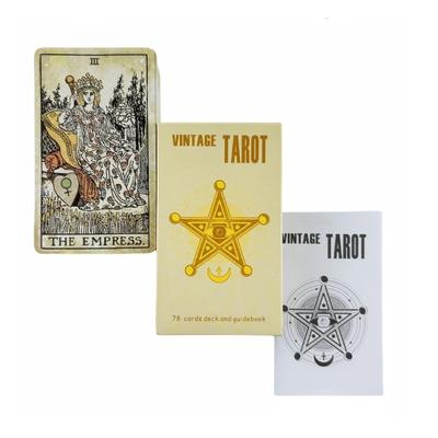 Карты Таро Rider Vintage Новая колода из 78 карт с бумажной книгой Оракул Английское издание Гадательные настольные игры