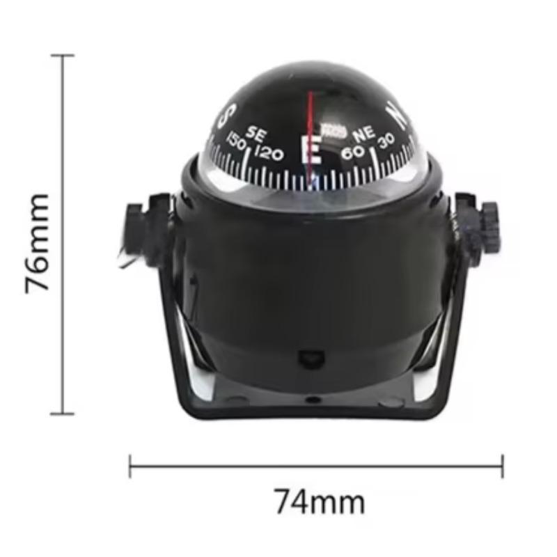 Boat Compass Marine Dash Mount, Marine Compass Dashboard Compass with Stand at Bottom , Boat Accessories