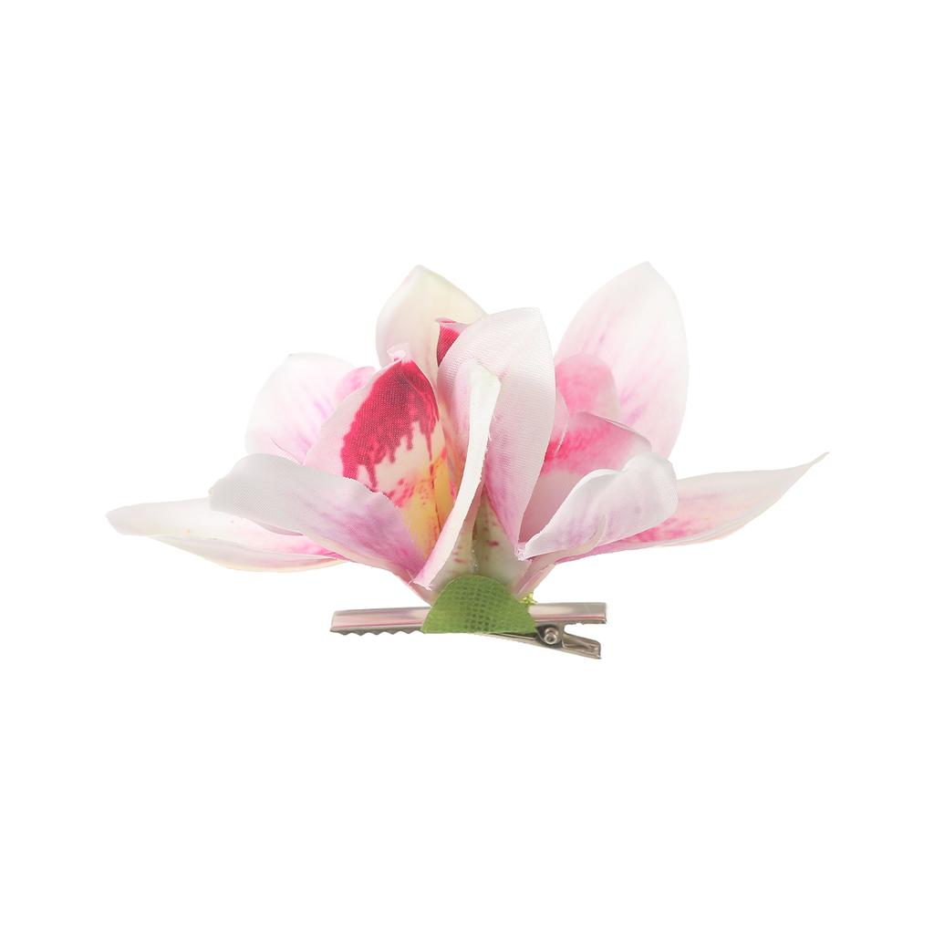 Заколки для волос в виде орхидеи, маленькая шпилька для волос, свадебная заколка для пляжа, женская праздничная цветочная заколка для волос, аксессуары для волос
