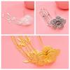 Ethnic Style Golden Tassels Hair Fork Ancient Silver Rose Hair Sticks  Wedding
