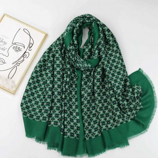 2024 Весна и Осень Зима Новый Хлопок И Конопля Длинный Тонкий Шарф Путешествия Универсальный Солнцезащитный Теплый Шаль Для Женщин