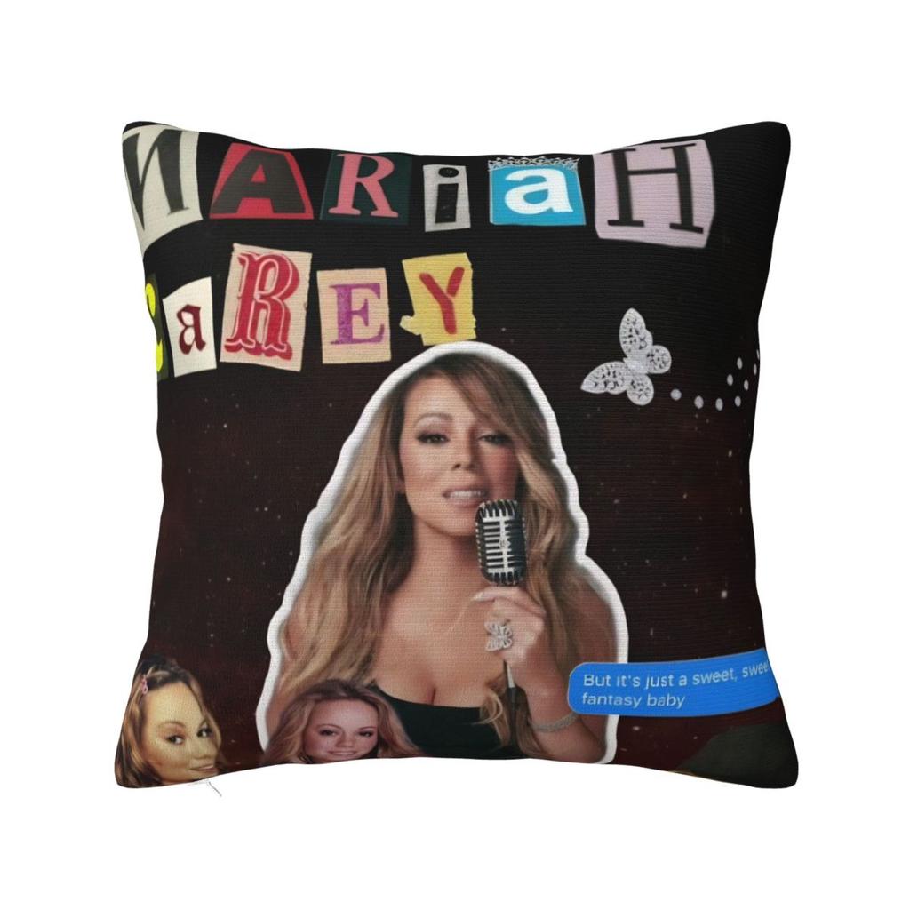 Mariah Carey American Singer Pillow Cover Cushion Cover Soft Graphic Pillow Case Novelty Pillowcases For Sofa Home Decorative