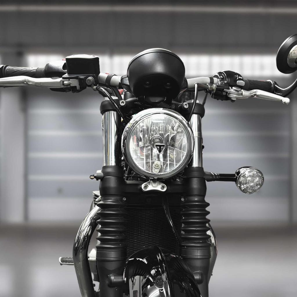 BAR AUTOTECH Motorcycle LED Turn Signal Universal Set of 2 Ultra Small Turn Signal Lamp Turn Lamp 12V M6 New Design Ultra Small High Brightness Mini