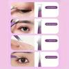 4pcs Stainless Steel Eyebrow Tweezers Purple Set Makeup Tools for Eyelash Removal Durable and Rust-Proof and Easy To Clean Suita