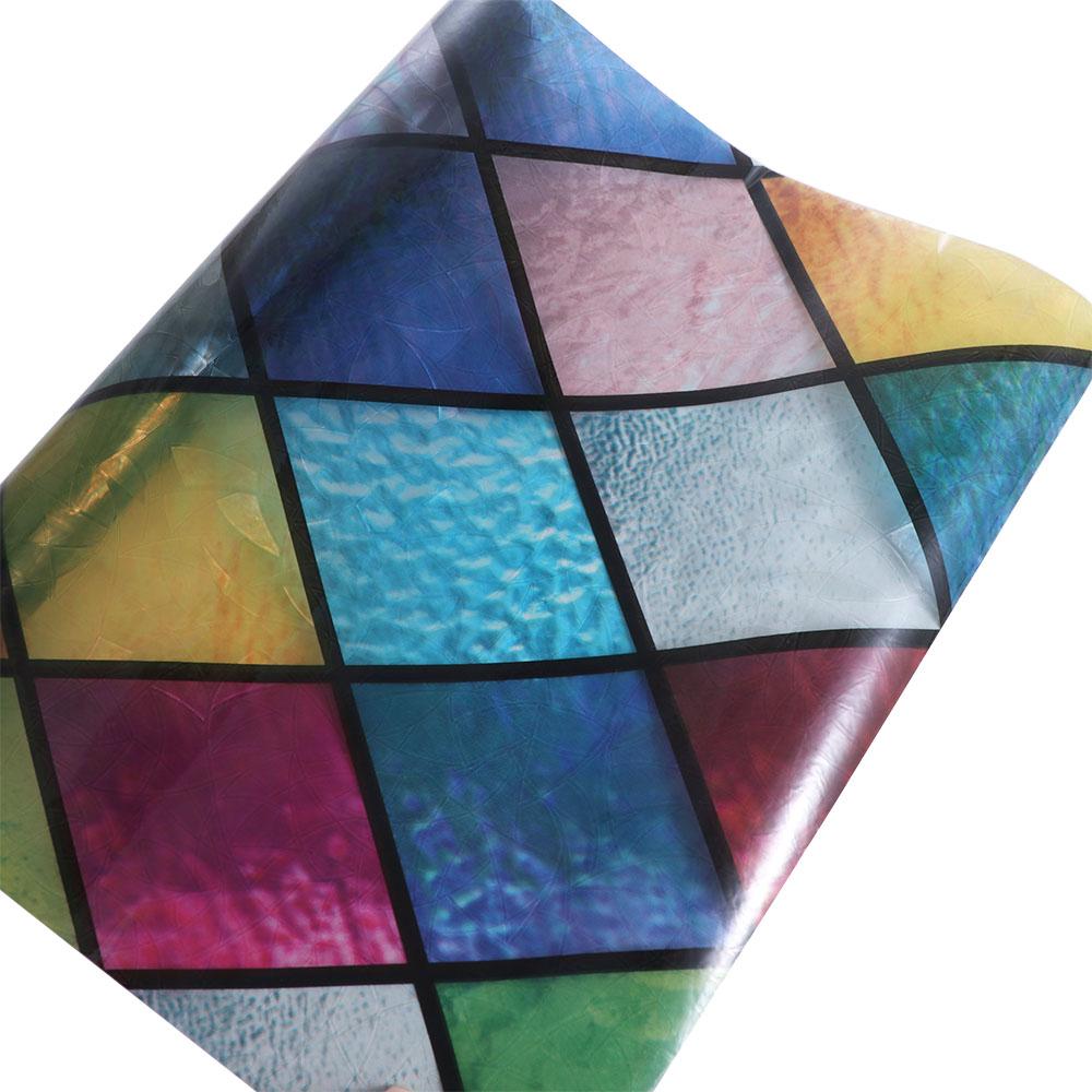 Матовый витраж Наклейка Прозрачные радужные наклейки на стекло Наклейки Гостиная