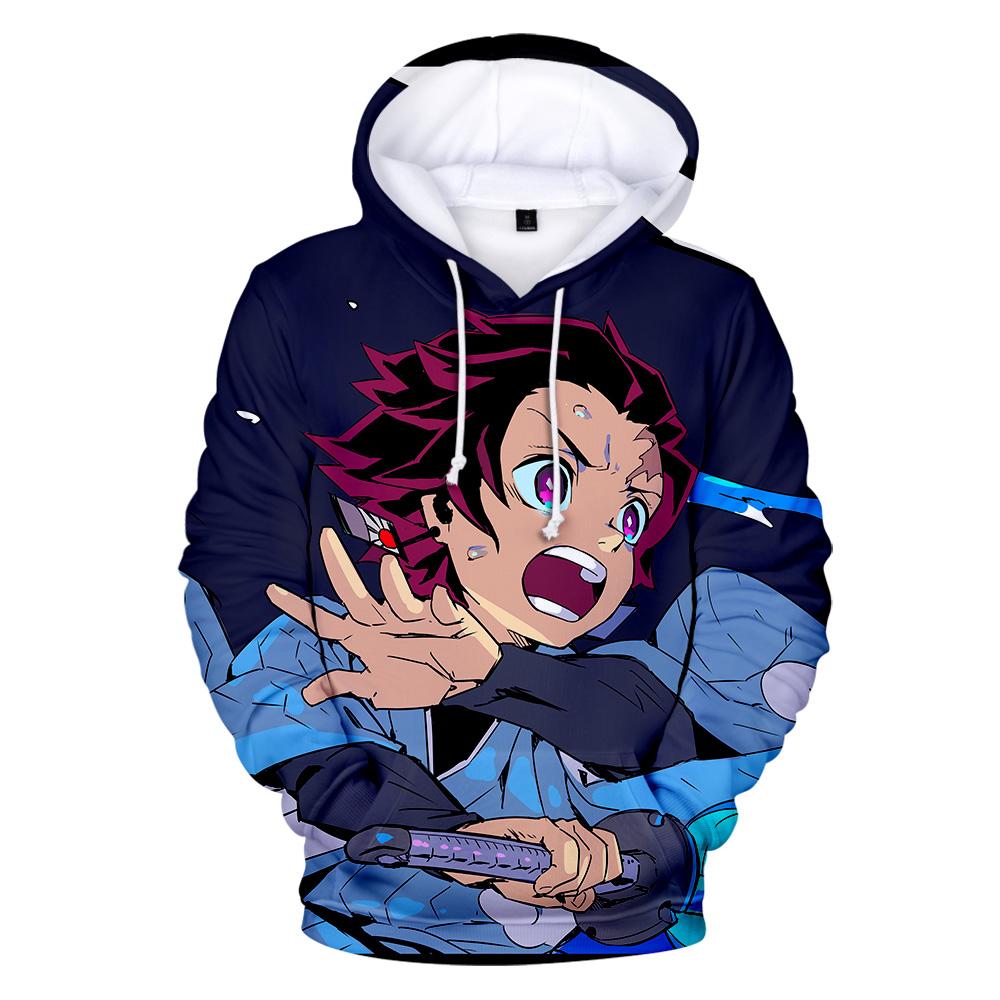 Anime Demon Slayer 3D Hoodies Men Women Kids Sweatshirts Demon Slayer Kimetsu No Yaiba Pullovers Teen Boy/Girls Hip Hop Tops
