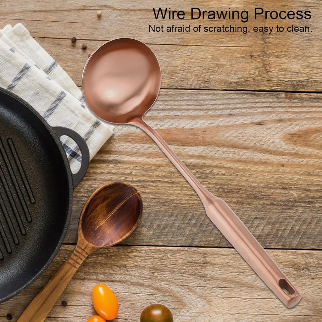 Stainless Steel Ladle Spoon Big Soup Ladle Kitchen Spatula Turner Cooking Tool