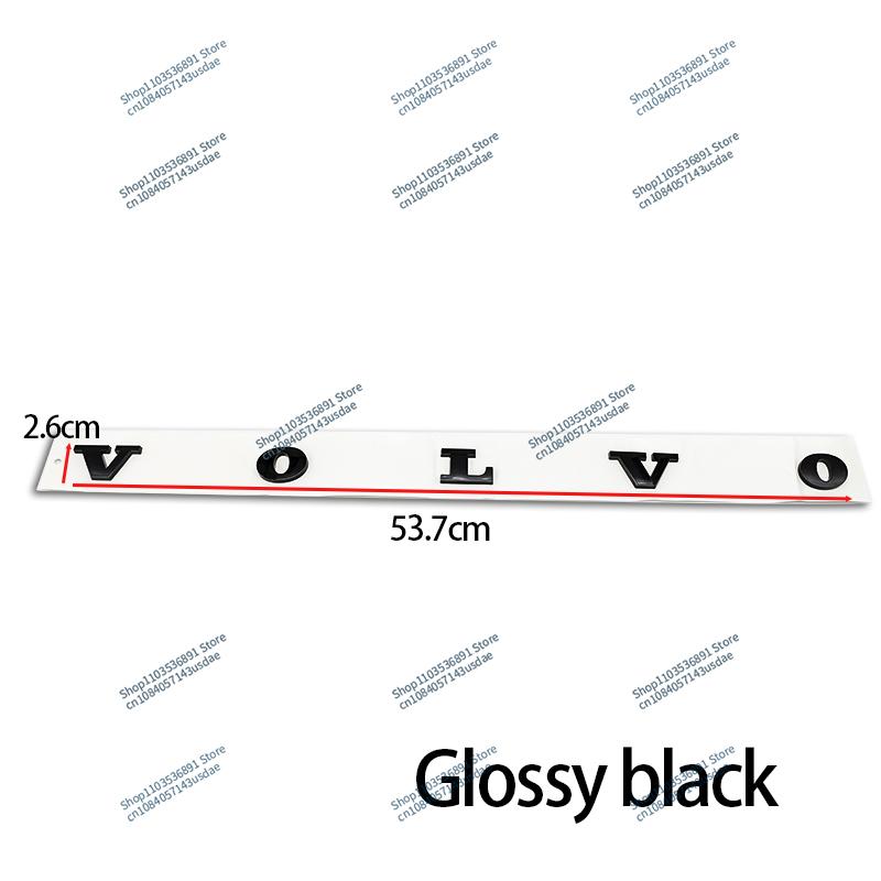 3D ABS Volvo Car Bonnet Letters Logo Badge Rear Trunk Emblem Sticker Accessories For CX40 CX60 CX90 V60 V40 S60 V70 XC70 B5 B6