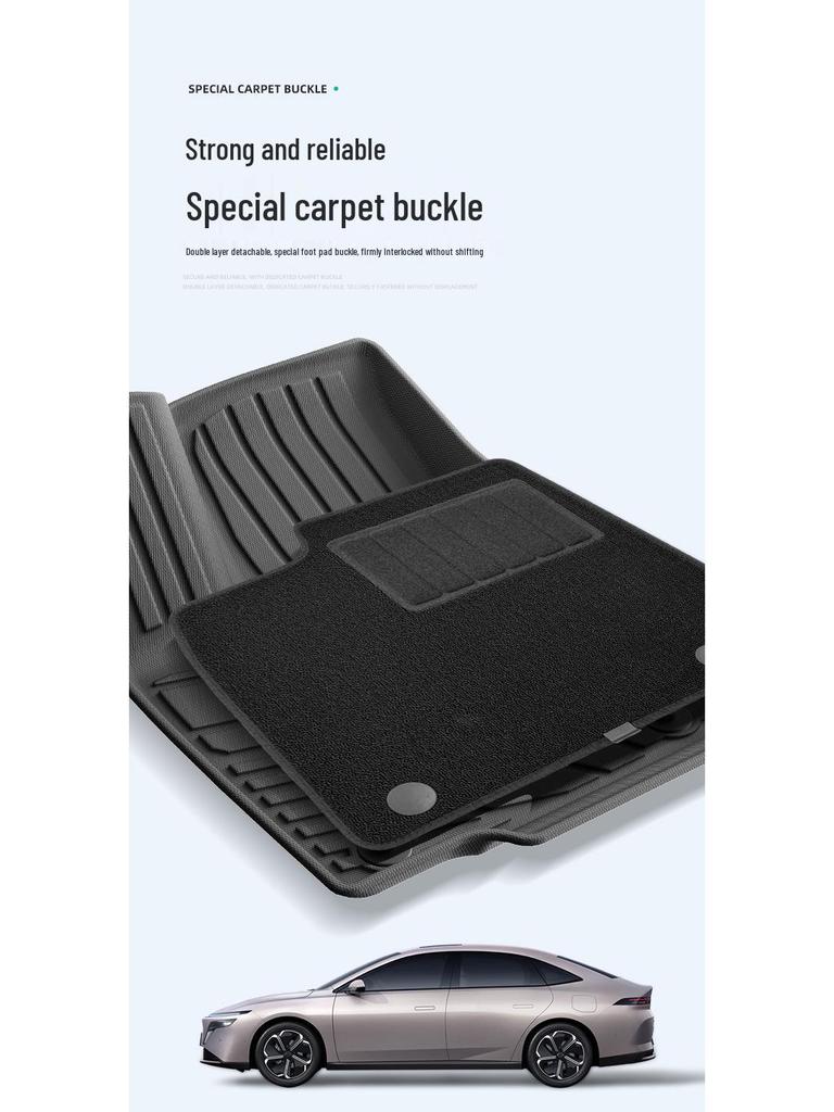 Nissan N6 Car Floor Mats: Compatible with 26 Models, Vehicle-Specific TPE All-Weather Trunk Mat