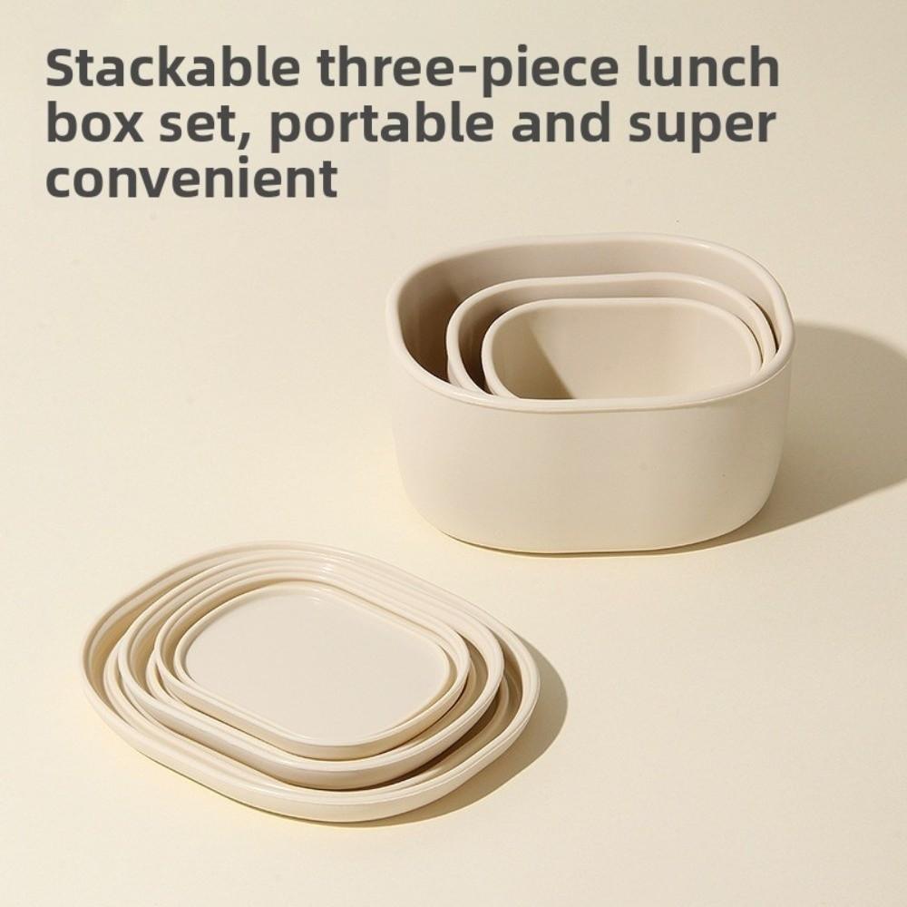 New Food Grade Silicone Lunch Box 200/300/600ML with Lid Food Container Leak Proof BPA-Free Storage Box Picnic