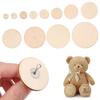Handmade DIY Scrapbooking Children Kids Toy Doll Craft Handicraft Accessory Wood Joints Connectors