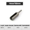 65.80.100.120.135mm Length Open Hex Nut Driver Socket Slotted Impact Electric Hex Shank Slotted Drill Bit Sockets Wrench Tool