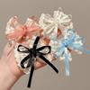 2Pcs/Set Lace Bow Baby Hair Clips Sweet Ribbon Toddler Girls Princess Hairpins Cute Girls Side Hair Accessories