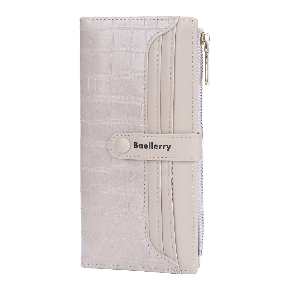 Baellerry Korean Style Ladies Card Holder Long Wallet With Breathable Pu Fabric For Daily Fashion