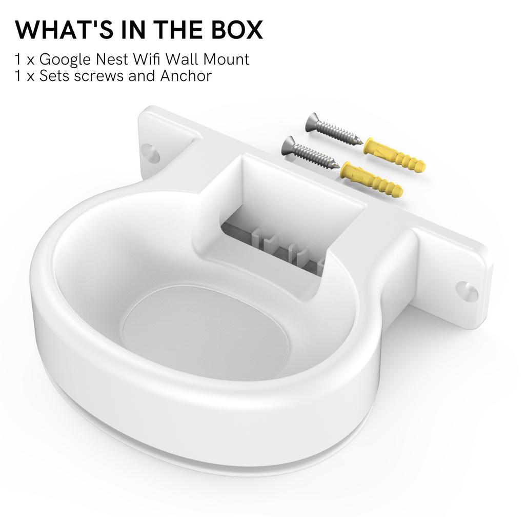 AHASTYLE DD03 For Google Nest WiFi Pro Holder Stand Space Saving Wall Mount Bracket