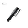 Anti-knotting Wet Hair Comb with Grooved Handle Fine Wide Teeth Anti-static Detangling Comb Men Women Short Long Curly Thin Thick Hair Detangler