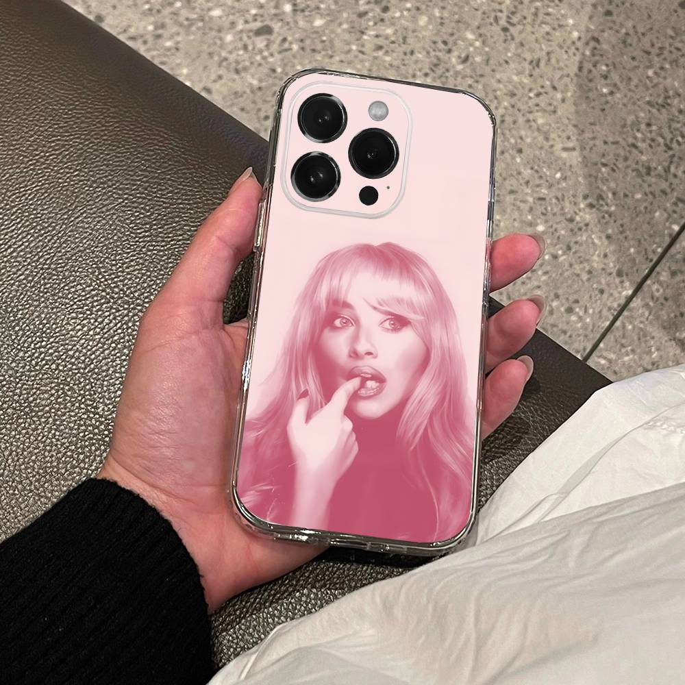 Чехол для телефона S-Sabrina Man's Best Friend для iPhone 16,15,14,13,12,11 Pro,Max,Plus,X,XS,XR,SE4,E Mini Прозрачный Мягкий Чехол