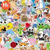100 Cute Cartoon Animal Stickers Kindergarten Children Reward Stationery Cups Notebook Decorative Stickers