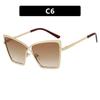Butterfly X Metal Vintage Big Sunglasses Women Luxury Brand Designer Sun Glasses Popular Outdoor Travel Oversized Eyeglasses UV
