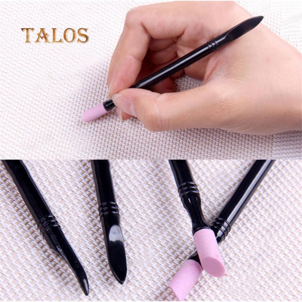 1Pc Women's Double-end Grinding Pen DIY Dead Skin Cuticle Remover Nail Art Beauty Tool