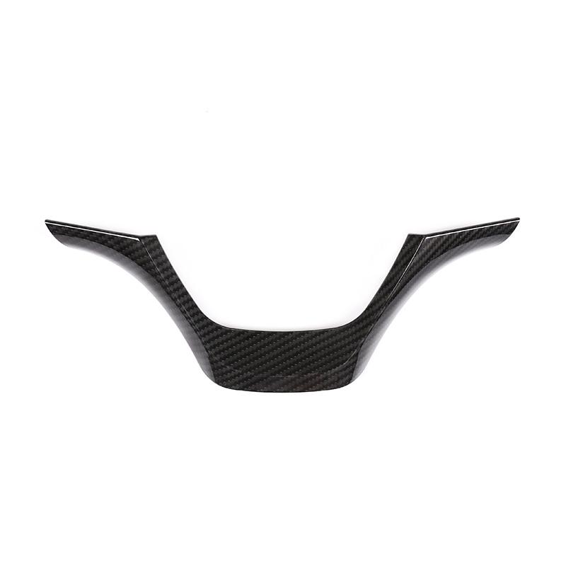 Автомобильная текстура из углеродного волокна, внутренняя панель рулевого колеса, рамка, накладка для BMW 3 серии F30 F32 F34 2013 2014