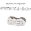 1Pair Bicycle Chain Buckle Electroplating Anti-rust Lightweight Bike Chain Guide Fixer for Cycling