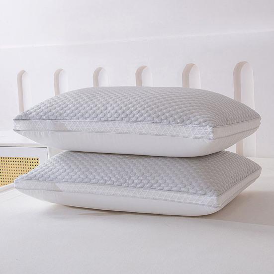 Summer Cool Pillow Washable 3D Texture Pillow with Mesh Border Breathable Cooling Pillow for Deep Sleep Home Bedroom Dormitory