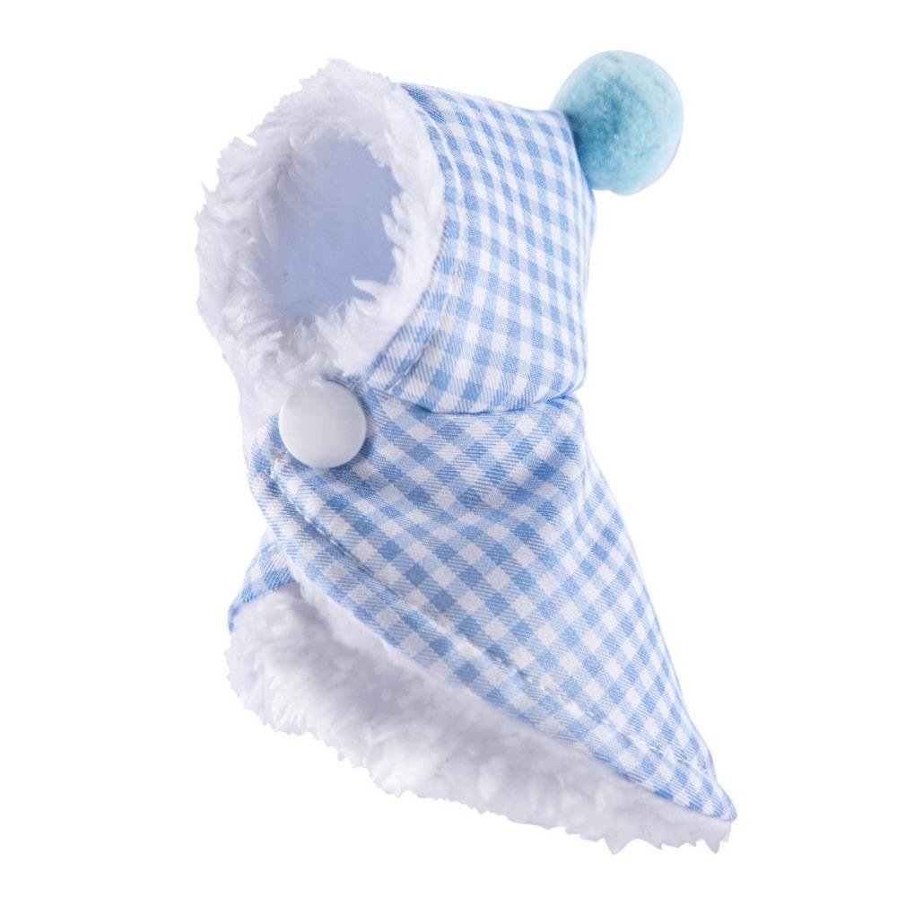 Thickened Warm Birds Coat Winter Plush Cape Hat Kit New Parrot Clothes  Pet Accessories