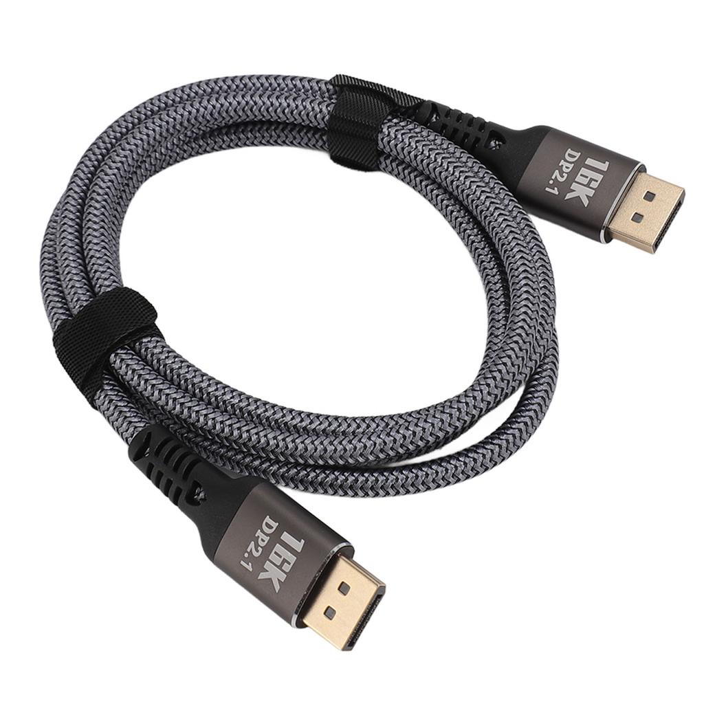 Кабель DisplayPort 2.1 16K 30 Гц 40 Гбит/с 3D Dynamic HDR Кабель DisplayPort «папа-папа» для FreeSync