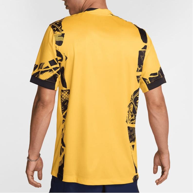 Nike Inter Milan Dri-Fit FW24 Retro Jersey Fashion Logo Short Sleeve V-Neck Football Shirt Men Jerseys Gold Black FQ2023-741