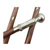 Латунная античная отделка Royal Art Knob Head Handle Brown Wooden Walking Trost