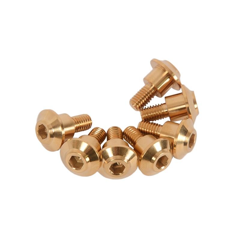 7PCS For Ducati StreetfighterV4 Streetfighter V4 V4S Titanium Rear Fender Screws Rear Tire Hugger Bolts Motorcycle Accessories