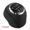 5/6 Speed For Fiat PU Leather Gear Shift Knob Manual Car GearStick Head Shift Replacement Knob Modified Shift Head