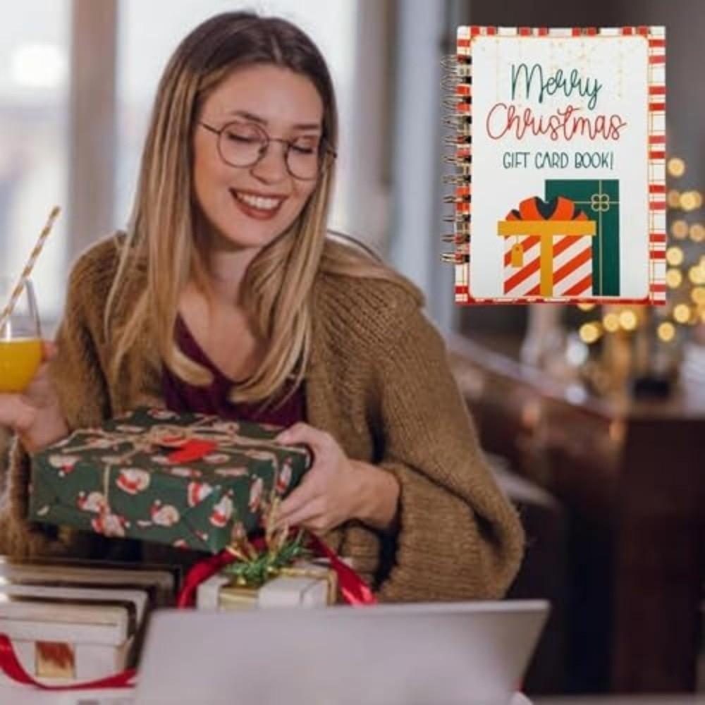 Keepsake College Survival Gift Card Book Christmas Festive Card Organizer  for Her-Him-Friends-Son