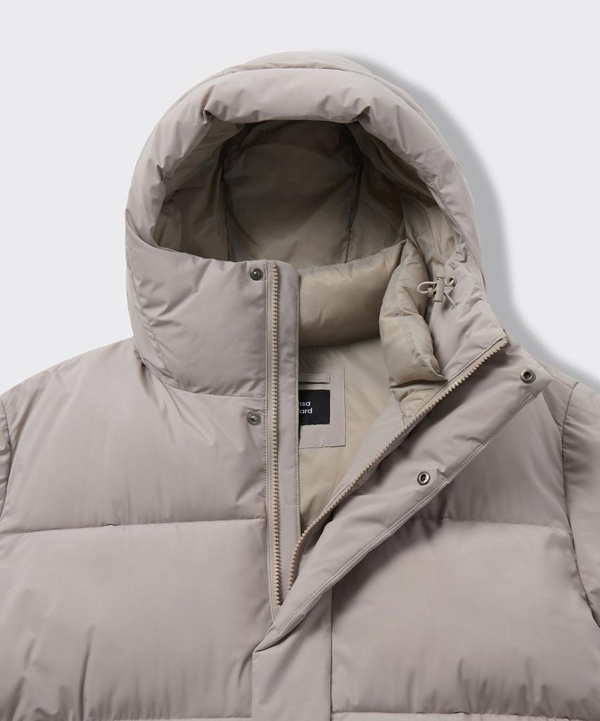 Musinsa Standard Daily Puffer Long Padded Parka [Light Beige]